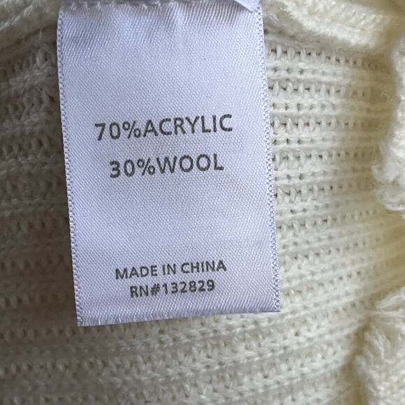 Revolve Lovers And Friends Women's Arlington Sweater In Ivory Size L - Picture 13 of 14
